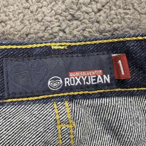 Pantalones de mezclilla Quicksilver Roxy para mujer 1 (27x31) tiro medio corte boot azul oscuro - Imagen 3 de 14