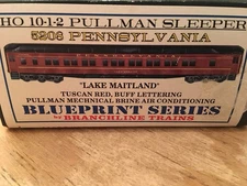 HO Branchline 5208 Pennsylvania “Lake Maitland” 10-1-2 Pullman Sleeper Kit PRR