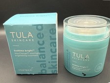 TULA Bedtime Bright Vita-Charge Overnight Brightening Treatment 1.7 Oz BOXED