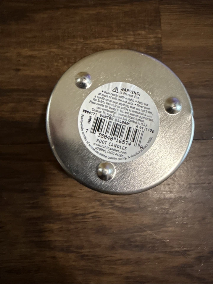 Vela raíz 4 oz mezcla de cera de soja bálsamo de invierno aroma quema por horas! USA Foto 4 de 4