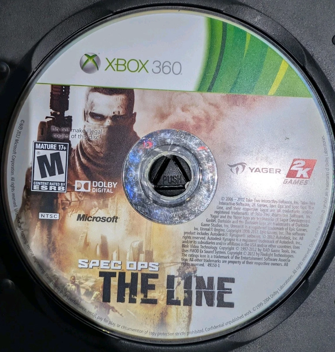 Spec Ops: The Line – Xbox 360 – PAL – Neuf Sous Blister – Jeu D'action