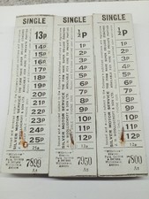 3 x50 Vintage Bus Tickets Unused Books Silver Motor Co Darley Dale Derbyshire #2