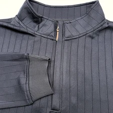 U Suck At Golf 1/4 Zip Pullover Long Sleeve Size XL Blue Sweater Golf