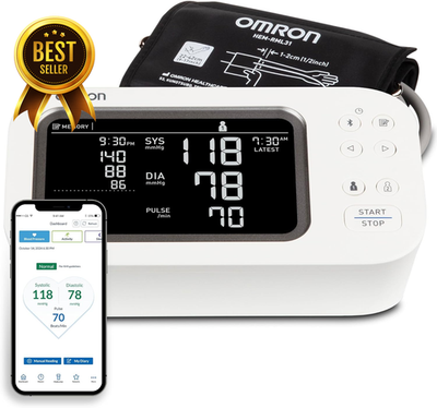#ad Platinum Blood Pressure Monitor Upper Arm Cuff AFib Detection App Connected $130.28