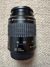 Canon EF 80-200mm F4.5-5.6 USM Zoom Lens with Case Used Condition
