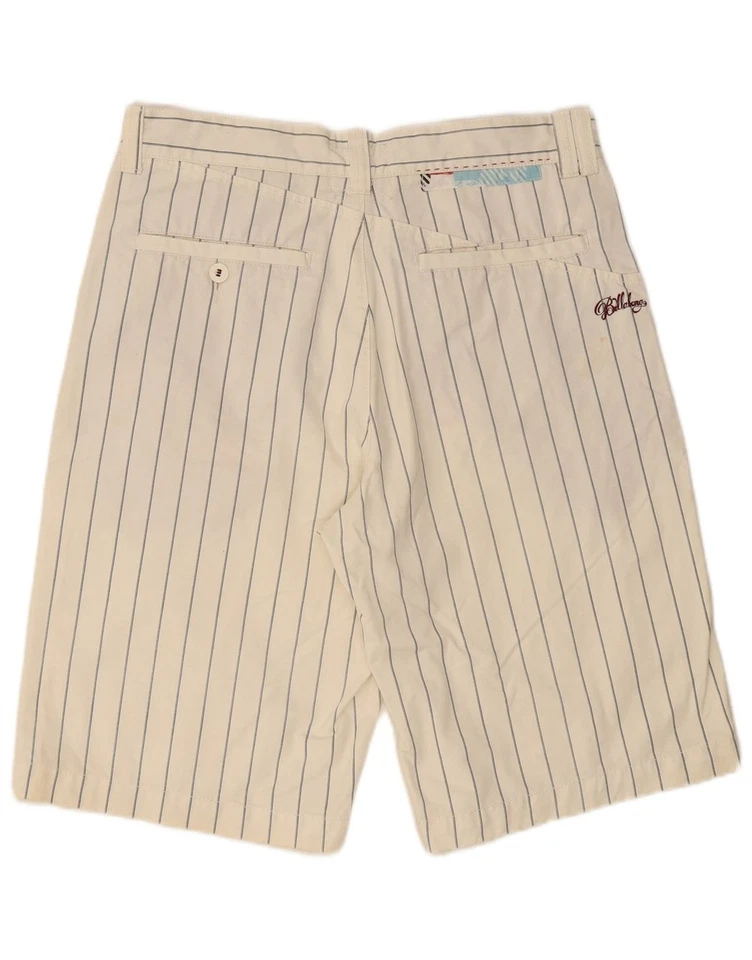 Pantalones Cortos Chinos BILLABONG Para Hombres W34 Grandes Blancos Algodón a Rayas DV10 Foto 2 de 4