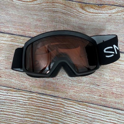 Smith Frontier Snow Goggles Black Fog-X Anti-Fog Cylindrical Lens S1 Filter