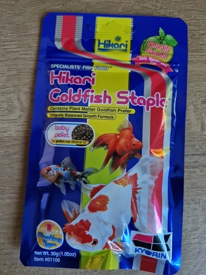 Hikari Staple Goldfish Baby 30g Futter Aquaristik Gartenteich Teich