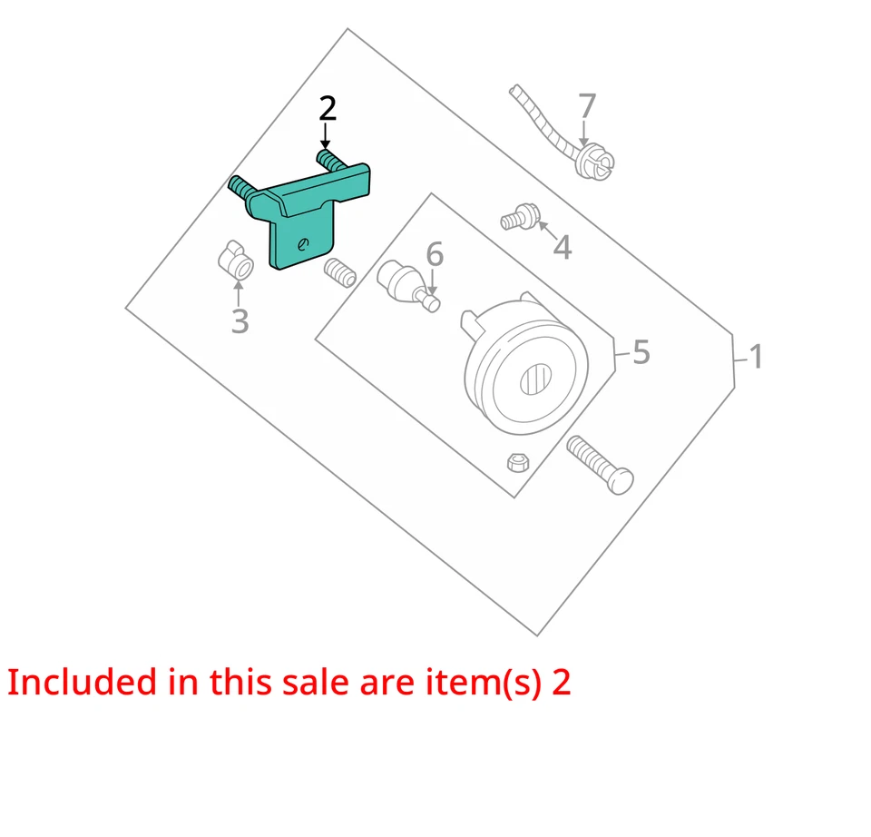 Pontiac Grand Prix Montana 1997-2005 soporte ASM FRT fog LP 16520936 - NUEVO OEM Foto 2 de 3