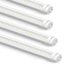 4FT T8 LED Tube 26W 4-Pack 3400LM 6000K Type A+B Hybrid Plug Play Shatterproof