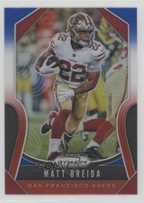 2019 Panini Prizm Red White & Blue Prizm Matt Breida #254 1s6