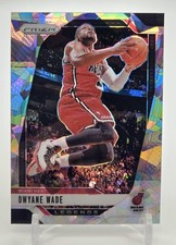 2024-25 Panini Prizm - Dwyane Wade #276 White Cracked Ice Prizm Miami Heat