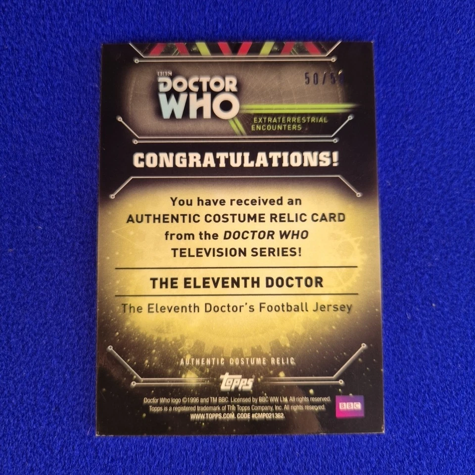 Doctor Who Extraterrestrial Encounters Costume Relic No 50/50 Eleventh Doctor - Image 2 of 4