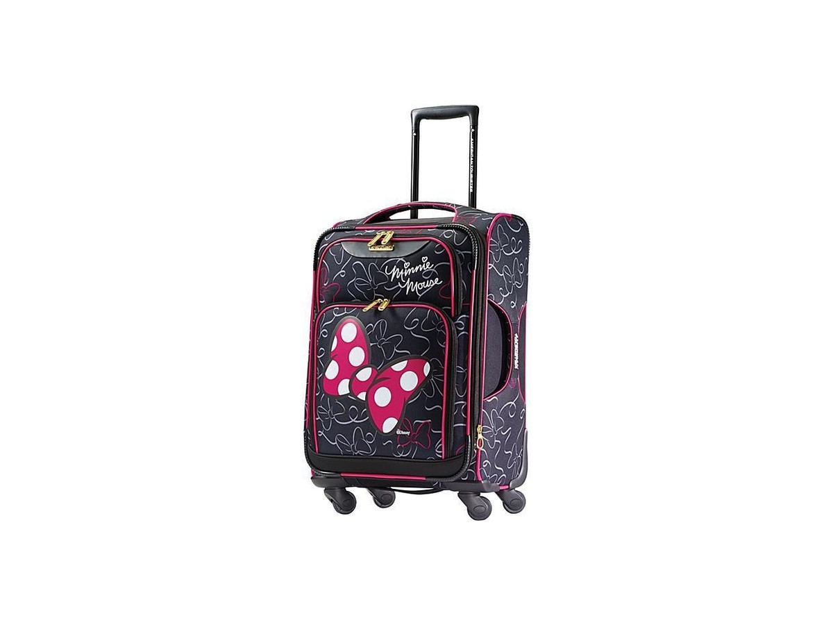 American Tourister Disney Minnie Mouse Red Bow Softside Spinner