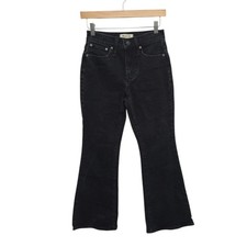 Madewell The Perfect Vintage Flare Jean Black Sherborn Wash Womens Size 24 P