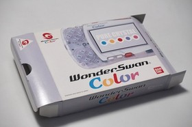 WonderSwan Color console pure crystal  boxed Excellent Japan system US Seller