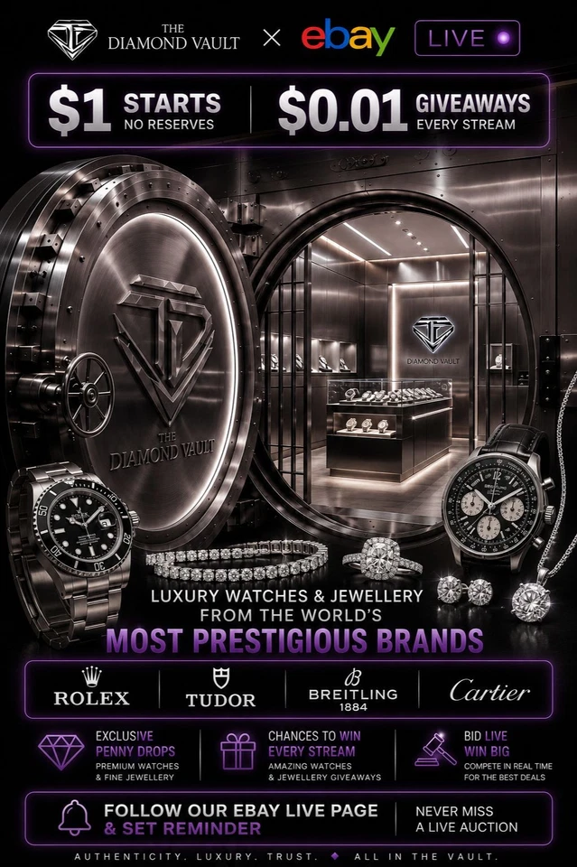 Inside The Vault | Luxury Watches, Diamonds & $1 Starts
