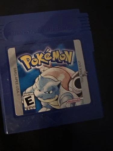 Pokemon Blue Gameboy Game Used/Vintage