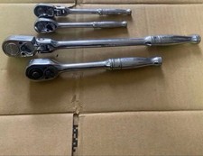 Snap-on Ratchet Handle Set of 4 F731A F723A TM75 TM711 Used