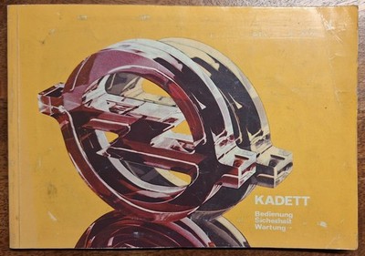 Original Opel Kadett D Betriebsanleitung (Ausgabe April 1980)   Bedienung & Wart