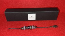 Trollbeads Bracelet, 925S LAA, Flower Clasp, Owl, Fish, Butterfly