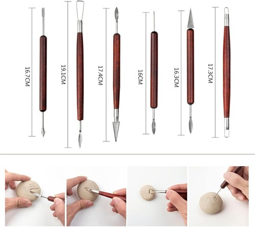 Langqun 23Pcs Clay Sculpting Tools Set – Pottery, Polymer, Carving Kit - Picture 5 of 7