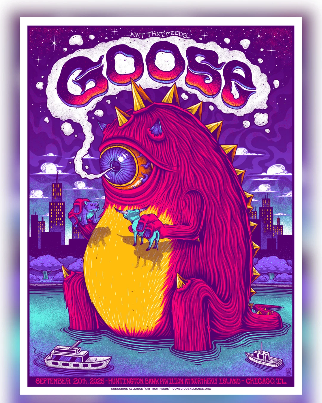 Goose in Chicago, IL Tour September 20 2025 Poster