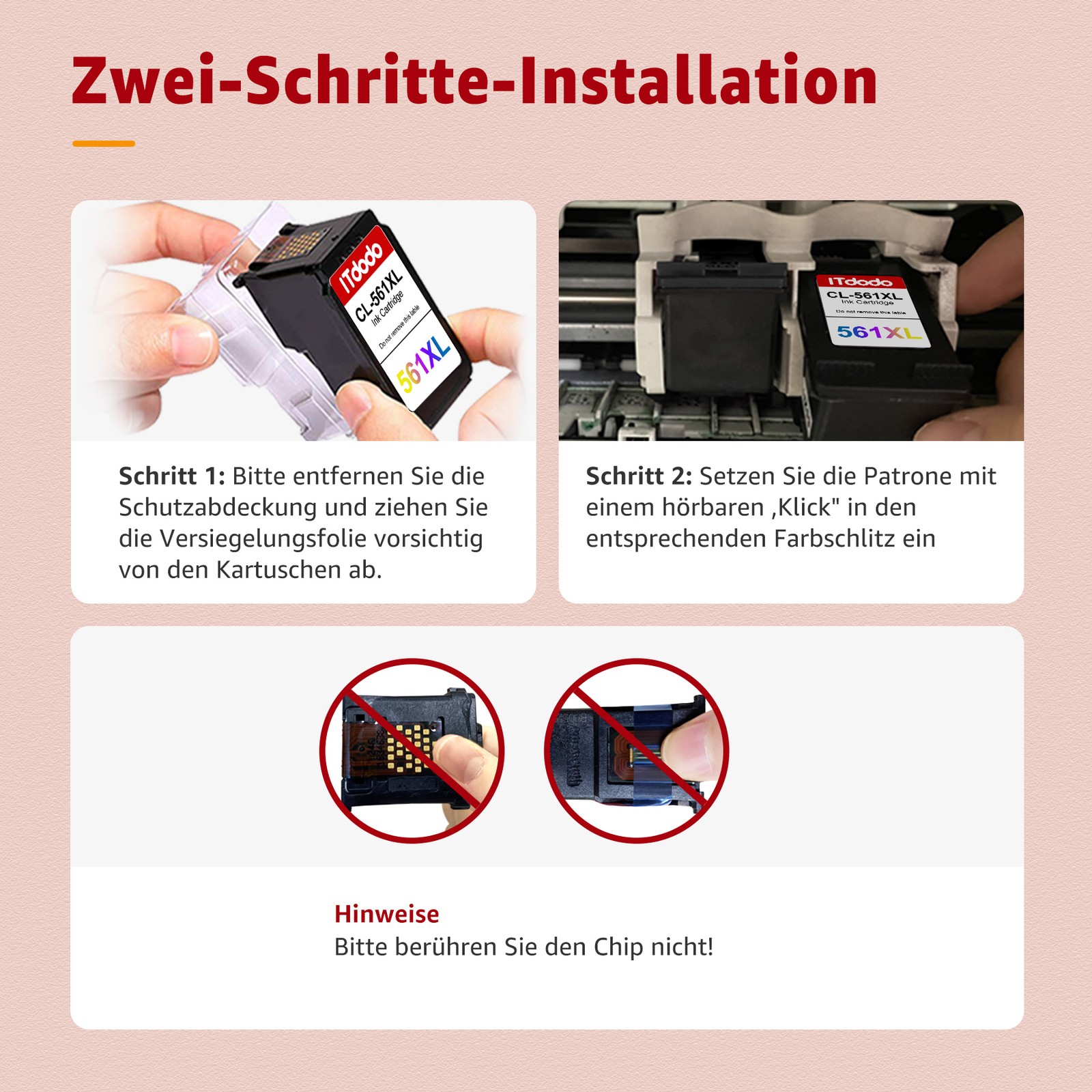 Cartucce PG-560XL CL-561XL per Canon Pixma TS5350i TS5351i TS5350a TS7450i 5353 foto 5