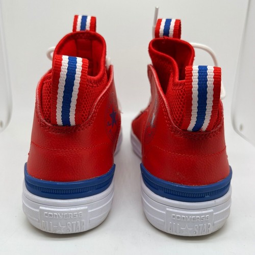 Converse Unisex Trainers Sneakers University Red Rush Blue White Mens 5 Women 7 - Picture 5 of 11