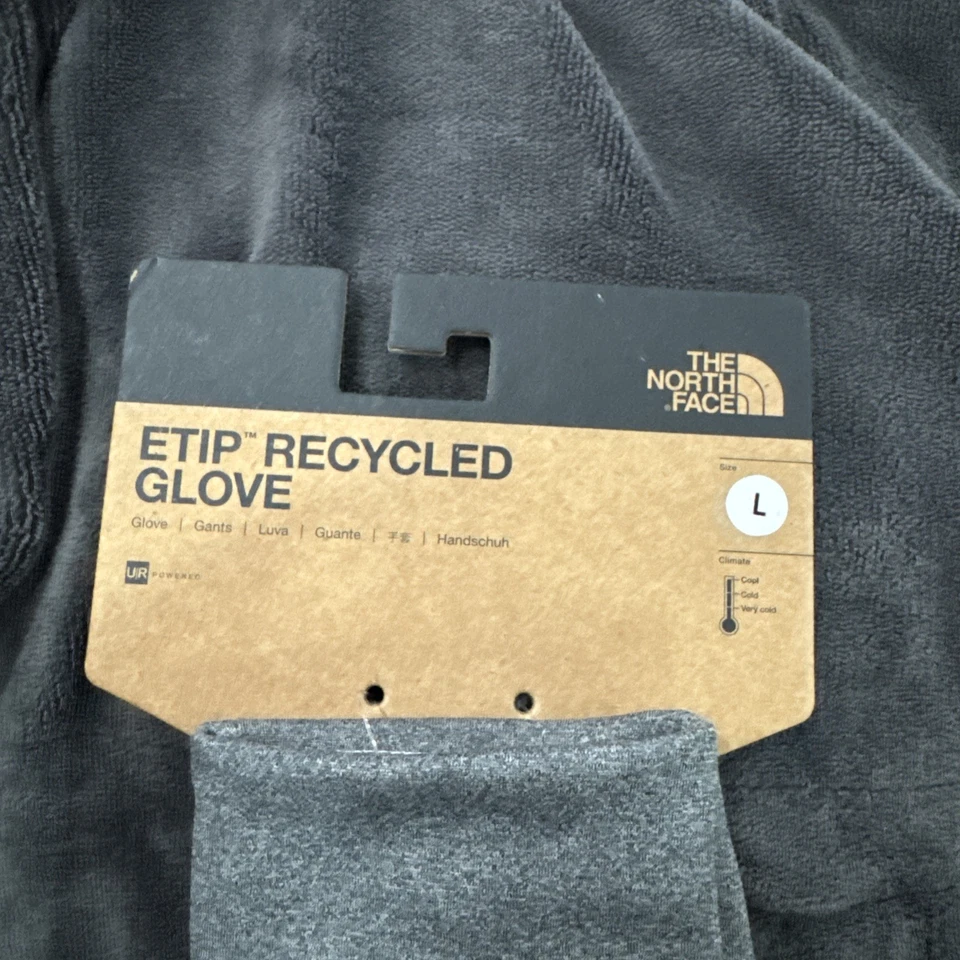 🌟NUEVO🌟The North Face Etip Guantes Reciclados Unisex Color TNF Gris Brezo Grande Foto 4 de 4