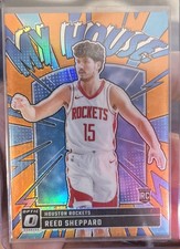 2024-25 Panini Donruss Optic Rated Rookie Reed Sheppard Orange MY HOUSE #d 14/39