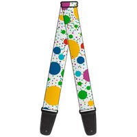 Guitar Strap - Dots/Grid3 White/Gray/Multi Color (Us Import) ACC NEU