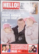 Hello! Magazine 28th February 1998, Prince Andrew Looking Great At 38