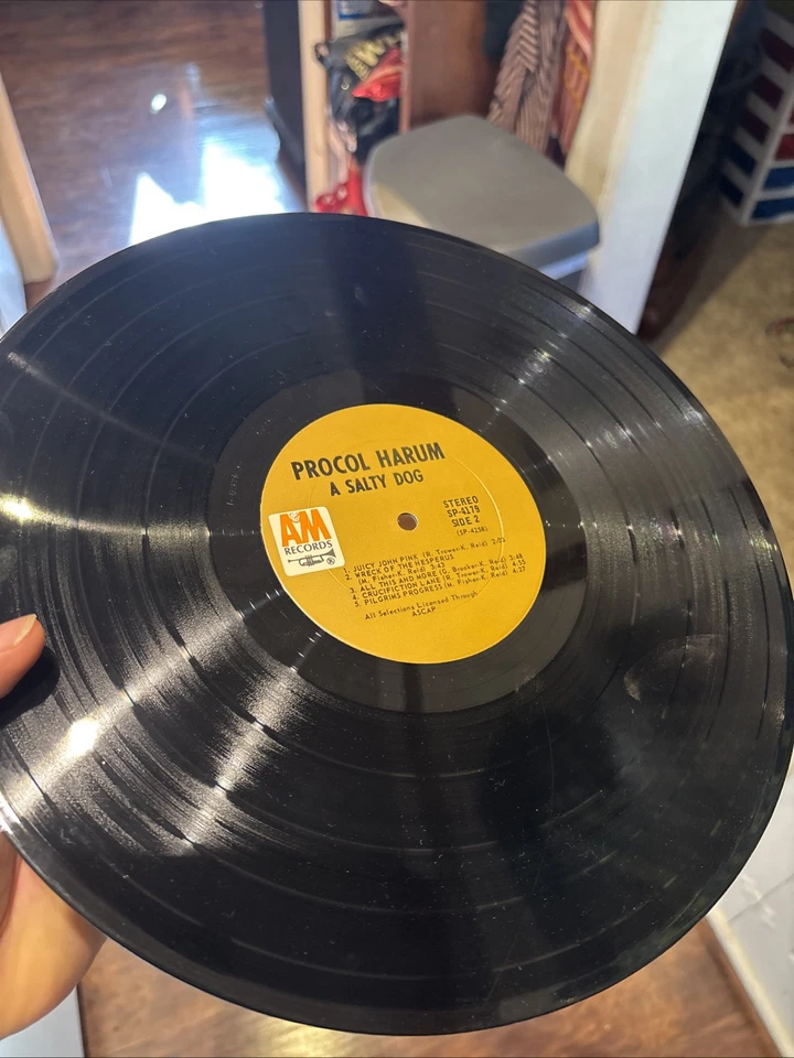 PROCOL HARUM - Shine On Brightly, Broken barricades, A salty Dog Vinyl See Photo - Image 4 of 4