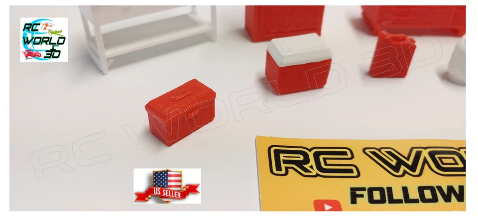 1:32 SCALE ACCESSORIES GARAGE SET 3D Printed Realistic Dec for Diorama*Model*RC - Image 4 of 4