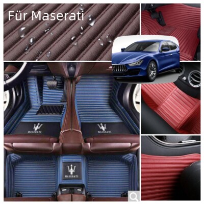 Auto-Fußmatten Für Maserati Ghibli Gran Turismo Grecale Levante Quattroporte