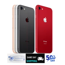 Apple iPhone 8 Unlocked - Red/Silver/Gray - 64GB/128GB - Verizon/AT&T/T-Mobile