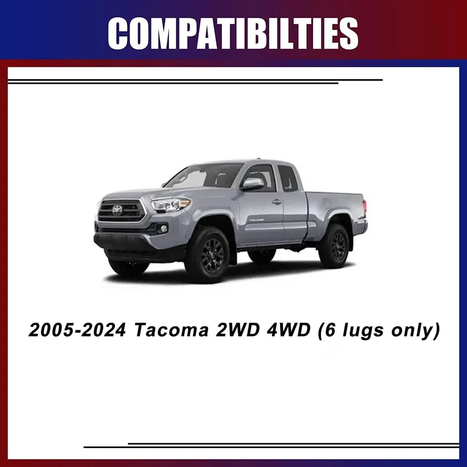 3" Front 2" Rear Leveling Lift Kit for 2005-2023 Toyota Tacoma 2WD 4WD 4x4 6 Lug Foto 2 de 4