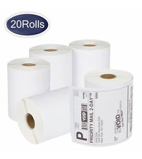 20 Rolls Compatible DYMO 4XL 1744907 Thermal Shipping Labels 4"x6" - 220/Roll