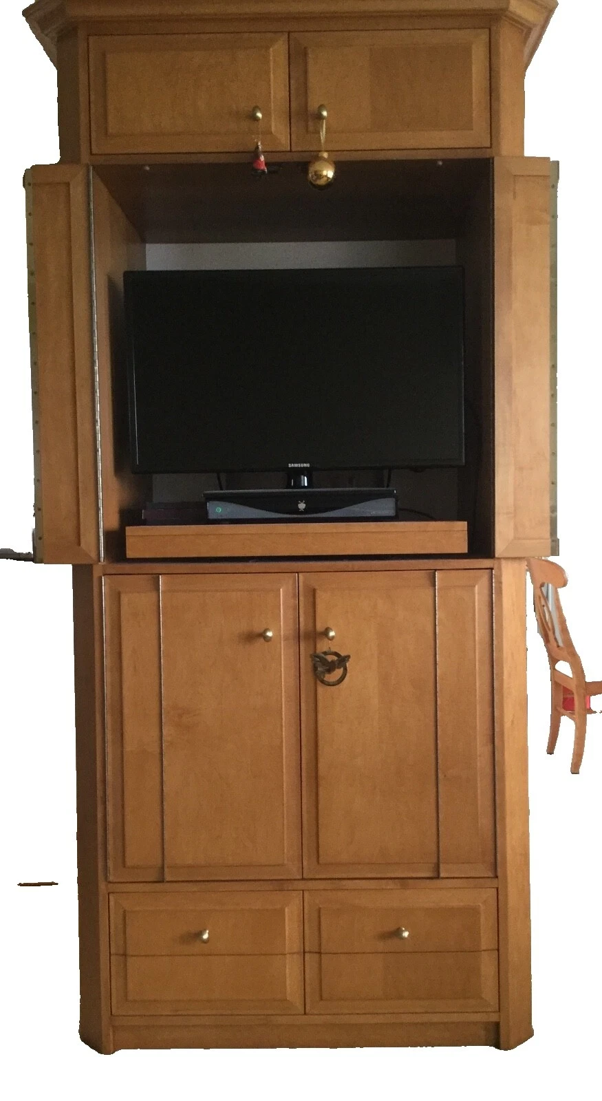 Unidades de pared de TV de arce