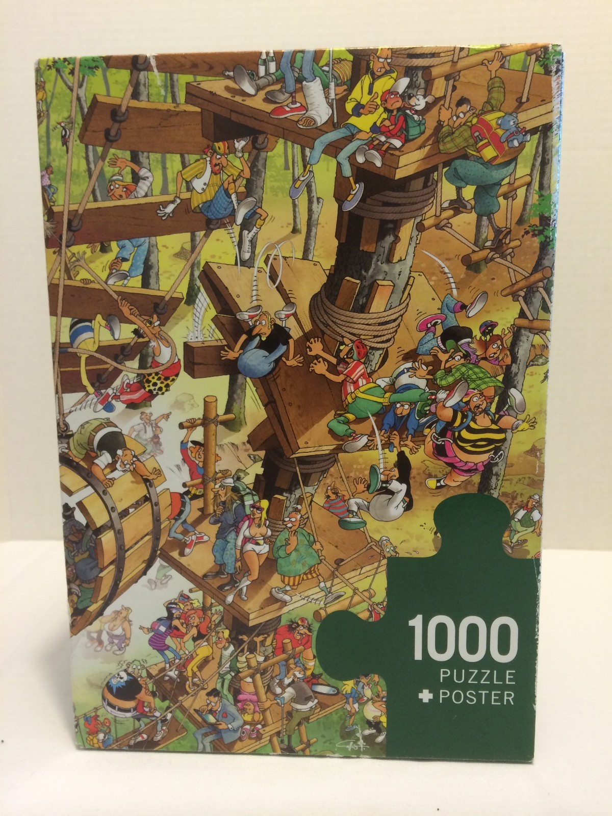 1000 Pieces HEYE Puzzle + Poster - Climbing by Giuseppe Calligaro Very Rare EUC 1000 Pieces HEYE Puzzle + Poster - Climbing by Giuseppe Calligaro Very Rare EUC