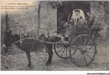CAR-AADP9-87-0799 - LOPITO LIMOUZINO - Femme dans une charrette tiree par un a