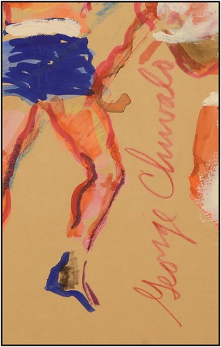 LeRoy Neiman Original Acrylic Painting On Board Signed Boxing Sport Framed Art - Picture 5 of 6