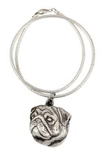 Mops, Pug, Carlin, Carlino, Doguillo II - Dog Collar, Unique Jewelry F