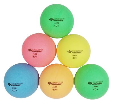 Donic Tischtennisbälle Colour Popps 6 Stück bunt | Tischtennis Bälle TT PingPong