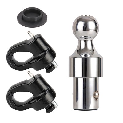 2-5/16'' Gooseneck Ball & Safety Chain Anchor Kit Puck System 60639