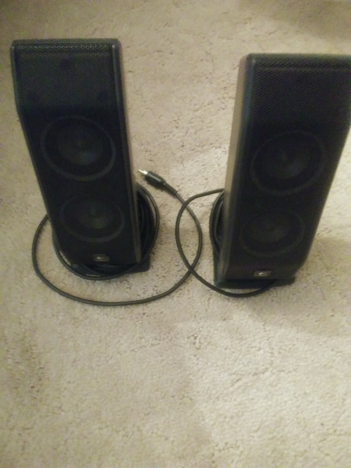 Set of Logitech Surround Sound Speakers Eagle Stand - DH-Eagle-03-B-1 *Tested*