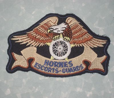 Hornes Escorts-Guards Patch - Security - 4 5/8'' x 3''