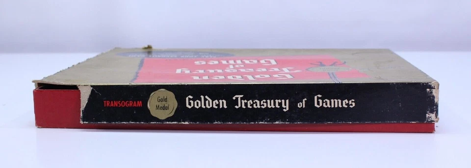 VTG Transogram Golden Treasure of Games Backgammon Checkers Rummy Ducey - Image 4 of 4