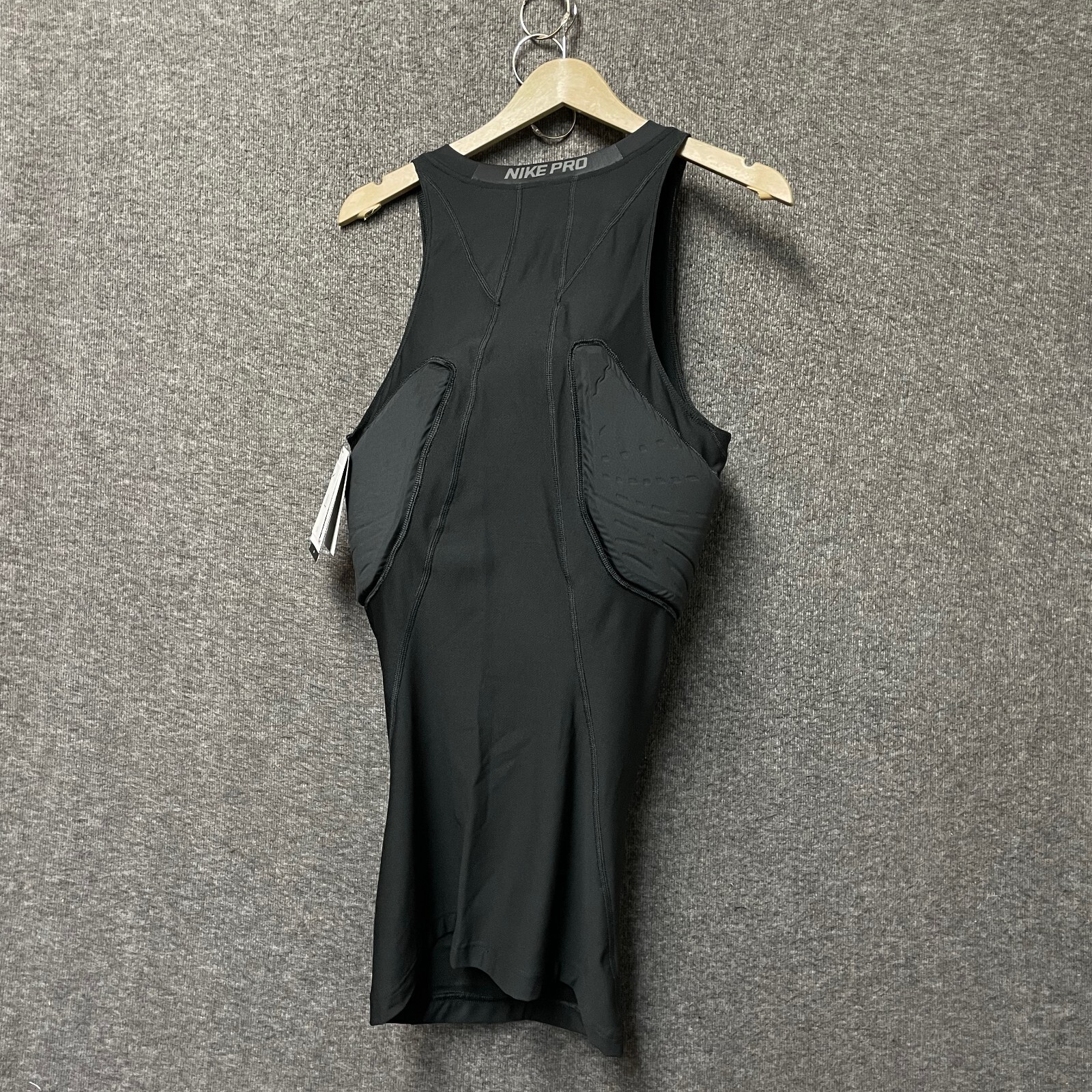 Nike NBA Pro Hyperstrong Mens Compression Padded Tank Black 881965010